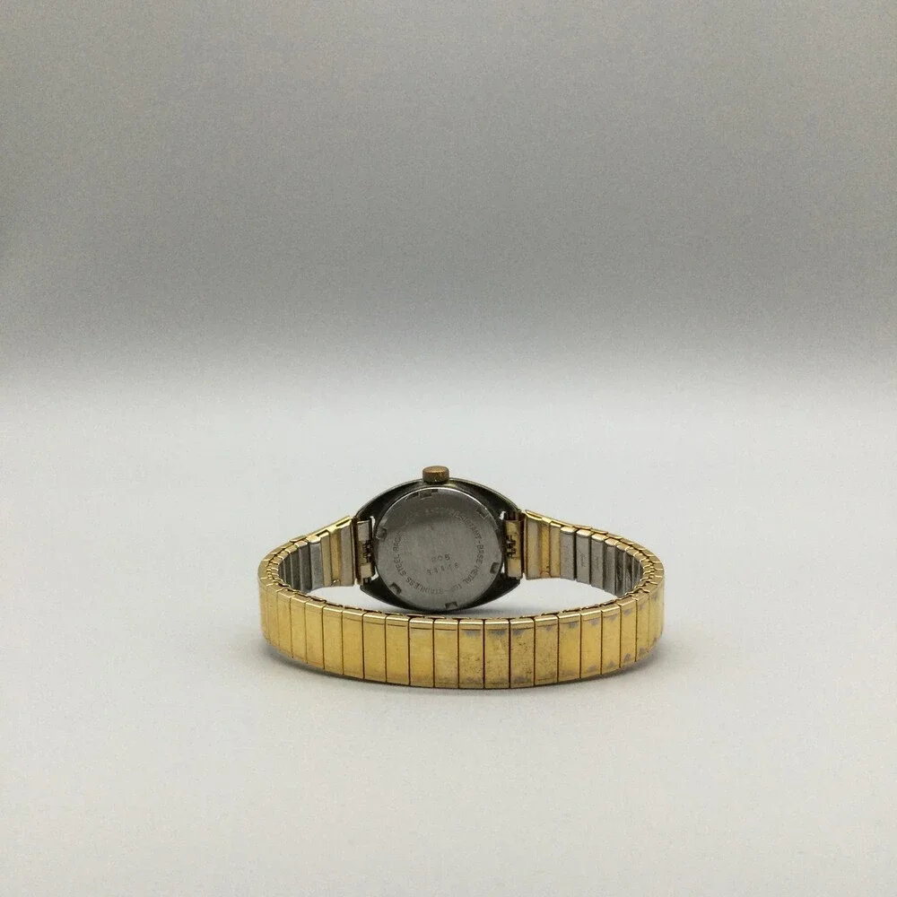 Vintage Croton Troparctic Womens Watch 23mm Champagne Dial Gold Tone Manual Wind